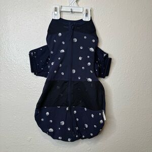 Happiest Baby SNOO Sleep Sack Swaddle Blue Stars and Planets Size Small